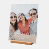 キラキラ輝くハートのベッティ アクリルサイン (傾斜)