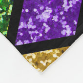 キラキラ輝くパイラレットダイヤモンド、フェスティバル背景 フリースブランケット (角)