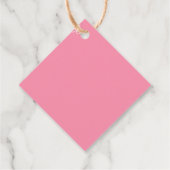 キラキラ輝くピンクのフラミンゴ フェイバータグ (裏面)