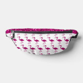 キラキラ輝くフラミンゴの熱いピンクの輝フェイクき ファニーパック (レイダウン)