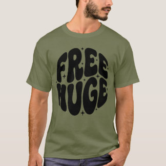キラキラ輝くフリーテキストの巨大なタイポグラフィーデザイン Tシャツ