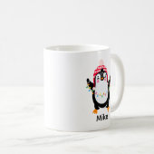 キラキラ輝くペンギン コーヒーマグカップ (正面右)