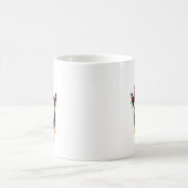 キラキラ輝くペンギン コーヒーマグカップ (中央)