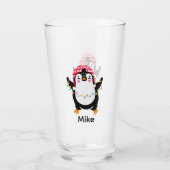 キラキラ輝くペンギン タンブラーグラス (裏面)