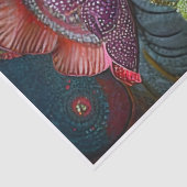 キラキラ輝くポピーの愛、装飾されたガーデンフィニティ 薄葉紙 (詳細)