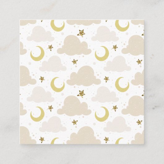 キラキラ輝く小さなベビーの本 エンクロージャーカード (裏面)