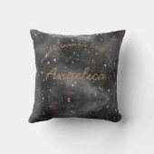 キラキラ輝く小さな星のクッパーソナライズされたション クッション (裏面)