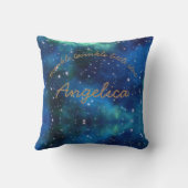 キラキラ輝く小さな星のクッパーソナライズされたション クッション (裏面)