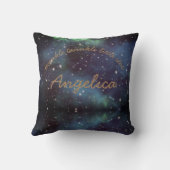 キラキラ輝く小さな星のクッパーソナライズされたション クッション (裏面)