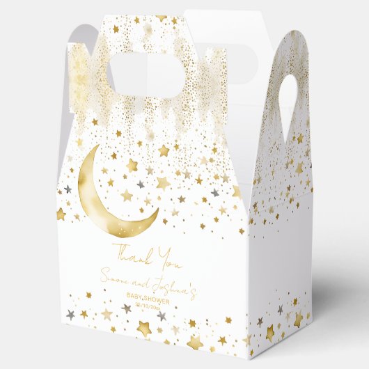 キラキラ輝く小さな星の赤ちゃんシャワーの好意 フェイバーボックス (オープン)