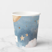 キラキラ輝く小さな星の赤ちゃんシャワー 紙コップ (裏面)