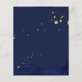 キラキラ輝く小さな星テディベア赤ちゃんシャワー (裏面)