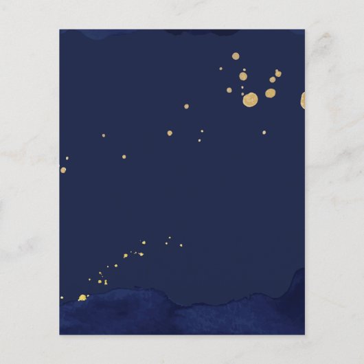 キラキラ輝く小さな星テディベア赤ちゃんシャワー (裏面)