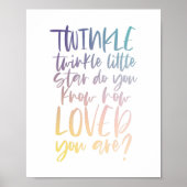 キラキラ輝く小さな星 ポスター (正面)