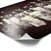 キラキラ輝く小スターズアラスカガールズ フォトプリント            (角)