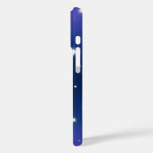 キラキラ輝く星のパターンを持つ紫の夜のグラデーション Case-Mate iPhoneケース (裏面 / 左)