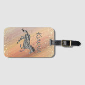 キラキラ輝く星のユニコーン ラゲッジタグ (正面横)