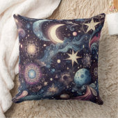 キラキラ輝く星屑 クッション (ブランケット)