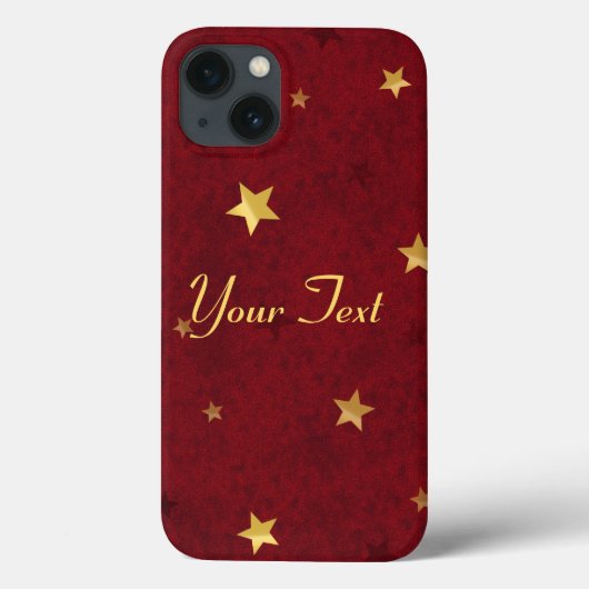 キラキラ輝く星王室の赤 Case-Mate iPhoneケース (裏面)
