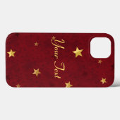 キラキラ輝く星王室の赤 Case-Mate iPhoneケース (裏面 (横))