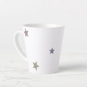 キラキラ輝く星 カフェラテマグ (左アングル)