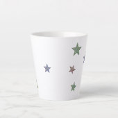 キラキラ輝く星 カフェラテマグ (正面)