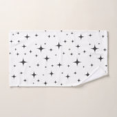 キラキラ輝く星 バスタオルセット (ハンドタオル)