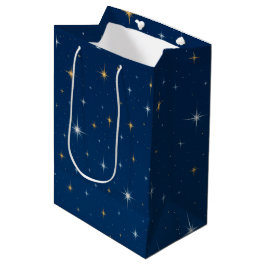 キラキラ輝く星 ミディアムペーパーバッグ