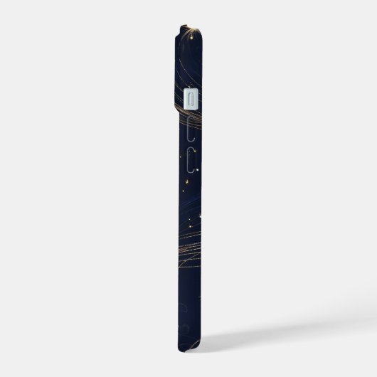 キラキラ輝く星 iPhone 15ケース (左側面)