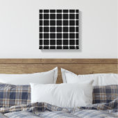 キラキラ輝く格子状の光学錯覚 キャンバスプリント (インサイチュ (寝室))