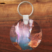 キラキラ輝く洞窟キーチェーン キーホルダー (正面)