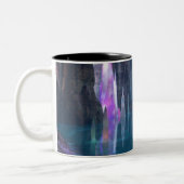 キラキラ輝く洞窟バイナイトマグ ツートーンマグカップ (左)