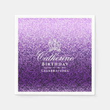 キラキラ輝く王冠（紫）