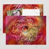 キラキラ輝く素晴らしいママのカード シーズンカード (正面/裏面)