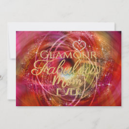 キラキラ輝く素晴らしいママのカード シーズンカード