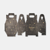 キラキラ輝く素朴な木のバビシャワユニセックスー フェイバーボックス (折り畳みなし)