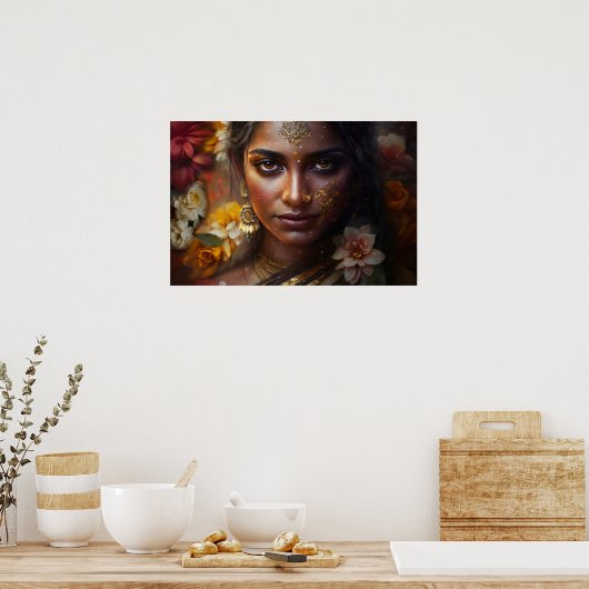 キラキラ輝く花嫁 ポスター (キッチン)