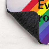 キラキラ輝く虹が可愛感動的い マウスパッド (コーナー)