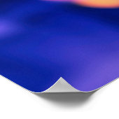 キラキラ輝く輝く電球の光の背景ぼやけ: Cの ポスター (角)