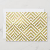 キラキラ輝く金ゴールドハッピーニューイヤーホリデーフォト シーズンカード (裏面)