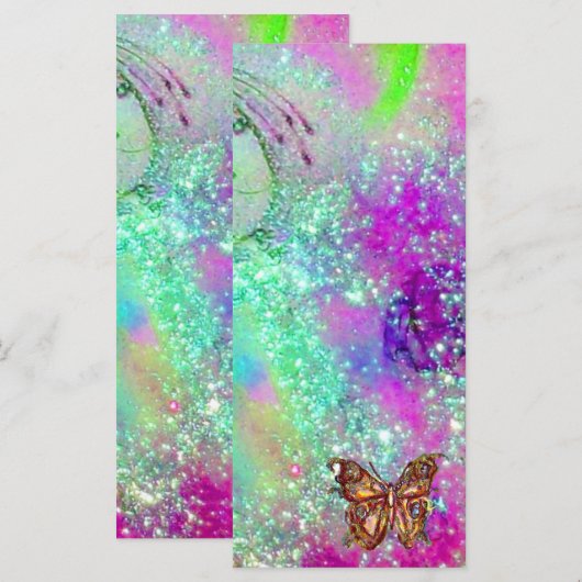 キラキラ輝く金ゴールド蝶 (正面/裏面)