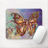 キラキラ輝く金ゴールド蝶 マウスパッド (マウス)