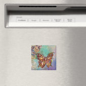 キラキラ輝く金ゴールド蝶 マグネット (インサイチュ (食洗機))