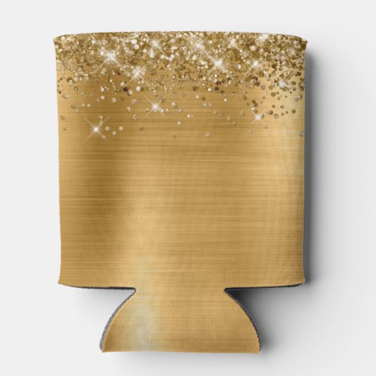 キラキラ輝く金空白の箔 缶クーラー (裏面)