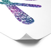 キラキラ輝く霧とキスのポスター ポスター (角)