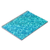 キラキラ輝く青い海の水 ノートブック (左側)
