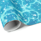 キラキラ輝く青い海の水 ラッピングペーパー (ロールコーナー)