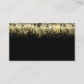 キラキラ金ゴールド何人のキスシャワーゲームカード プレイスカード (裏面)