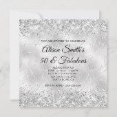 キラキラ銀曇りガラス50と素晴らしい 招待状 (正面)