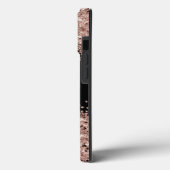 キラキラ ガーリー スパークル スイート16 ローズゴールド Case-Mate iPhoneケース (裏面 / 左)